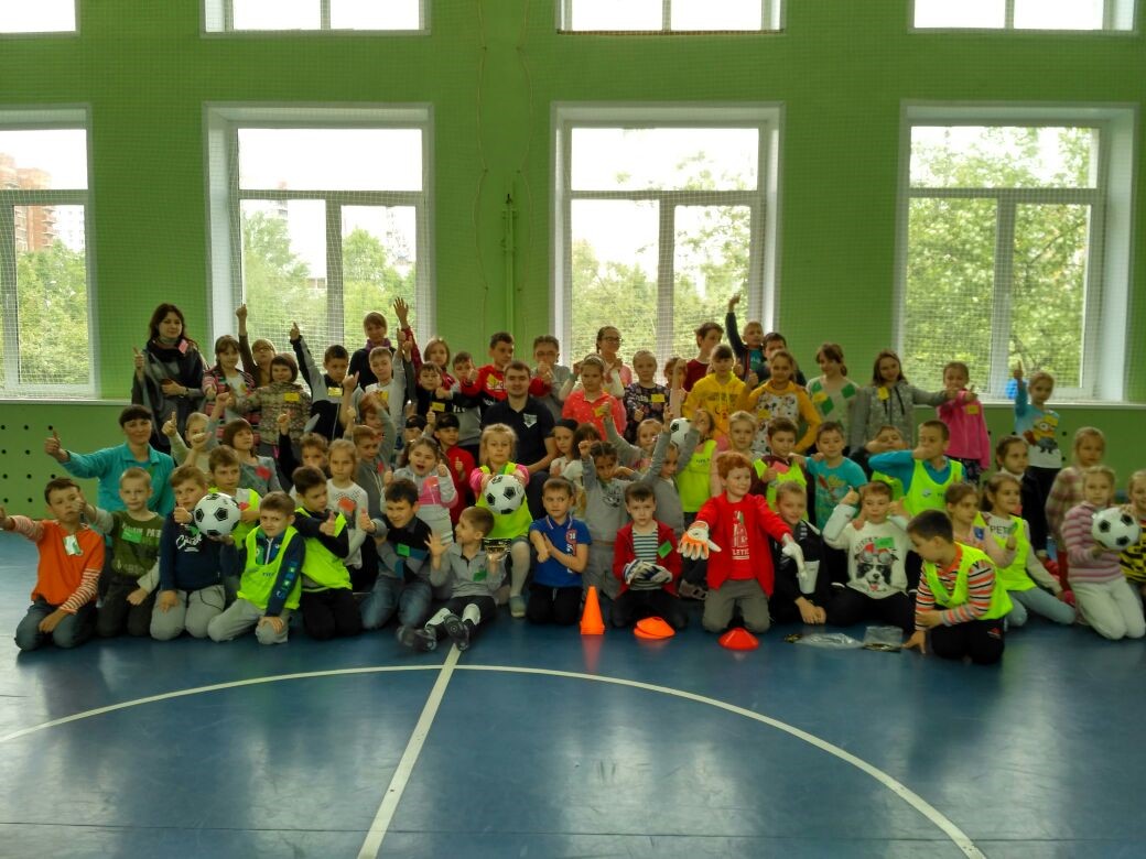 Футбол для незрячих в школе