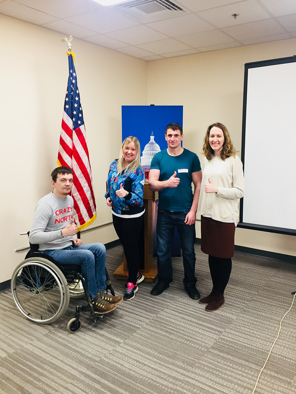 Паралимпийский урок прошел в Американском центре при Посольстве США в России Паралимпийский урок прошел в Американском центре при Посольстве США в России