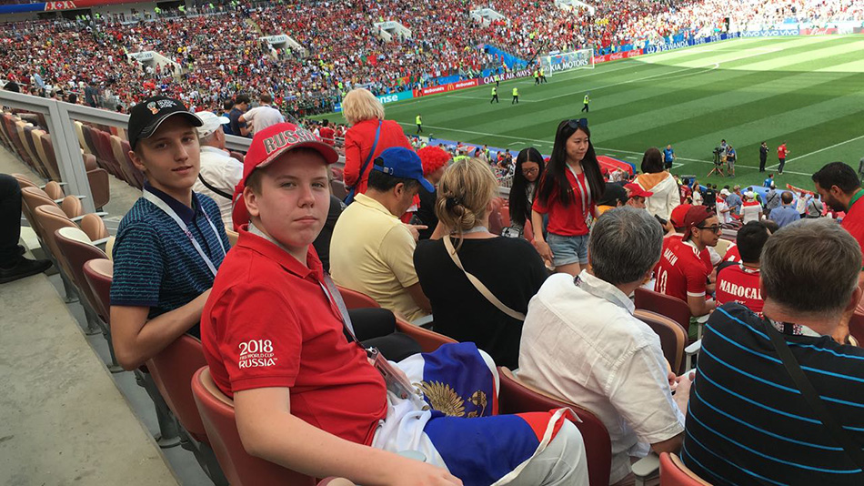 Участники проекта FIFA и РООИ «Перспектива» – болельщики Чемпионата мира по футболу 2018