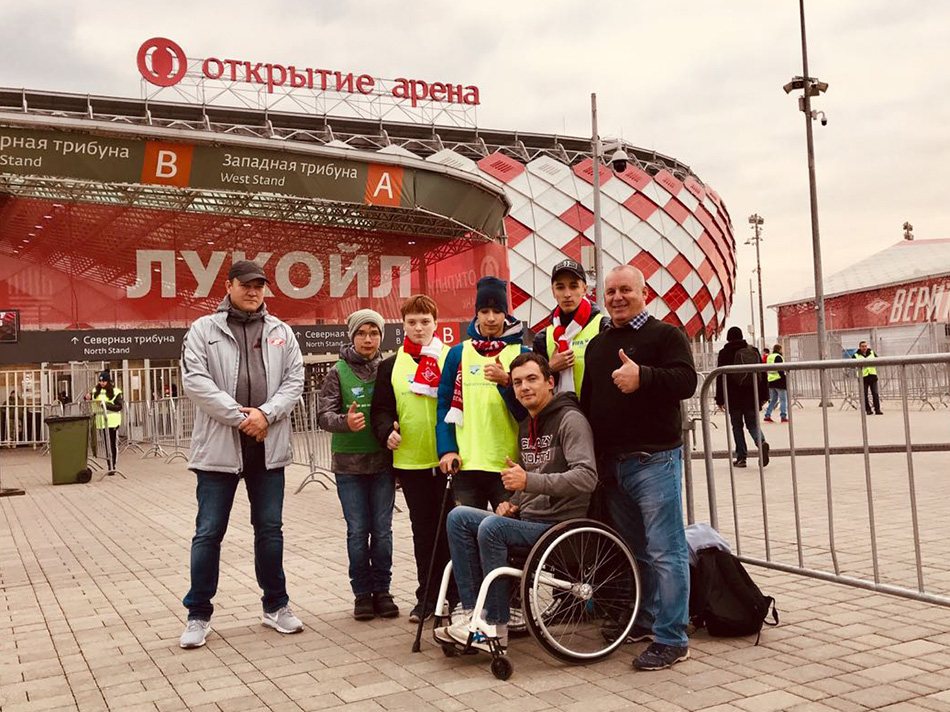 Красивый футбол на стадионе «Спартак»
