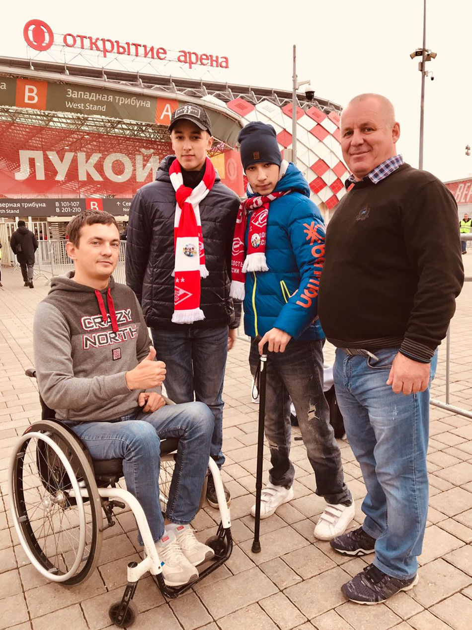 Красивый футбол на стадионе «Спартак»