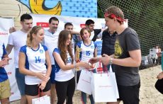 В Сокольниках прошел благотворительный турнир по пляжному волейболу