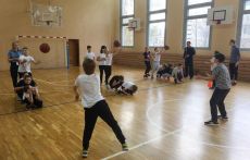 Весёлые старты от волонтёров Nike