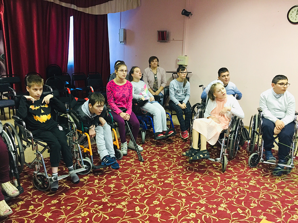 Урок параспорта в московской школе Урок параспорта в московской школе